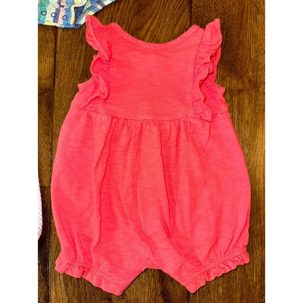 Gap Baby Girl 0/3 Month Clothes Lot Rompers Shorts 1 Piece Outfits Summer Bundle
